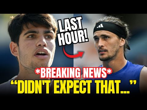 ZVEREV&#039;S SURPRISING FAVOR to ALCARAZ SHOCKS the TENNIS WORLD!